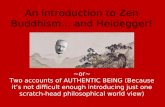 An Introduction to Zen Buddhism... and Heidegger!