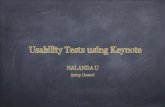 Usability tests