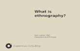 What Is Ethnography
