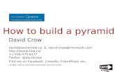 David Crow - The Best Way To Build A Pyramid