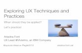 Exploring UX Practices 4 Product Development Agile2012