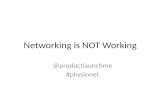 Networking is not working