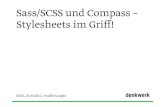 Sass/SCSS und Compass - Stylesheets im Griff!