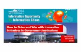 How to Drive and Win with Innovation Initiatives in Government Institutions