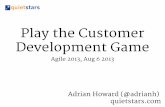 Play the Customer Development Game