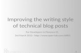 Pietro Polsinelli - A developers' guide to writing blog posts