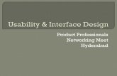 Usability & Interface Design for HiTech Products