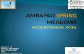 AMRAPALI SPRING MEADOWS Noida Extension - 1,2,3 BHK Booking @ 9910061017
