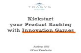 Kickstart your Product Backlog with Innovation Games