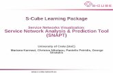 S-CUBE LP: Service Network Analysis & Prediction Tool (SNAPT)