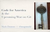 Code for America & the War on Git