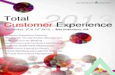 2013 Total Customer Experience Summit
