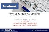 Recommended Facebook Privacy Settings June 2011