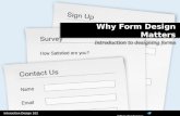 CMD Interaction Design - Y1 Q3 les 1 - Why Form Design Matters