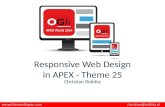 Responsive Web Design & APEX Theme 25 (OGh APEX World 2014)