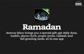 Ramadan App - iPhone, iPod, iPad App.