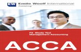 F2 study text management accounting
