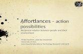 Affordances 2012
