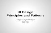 Ui design principles and patterns