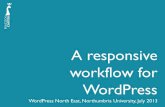 A responsive workflow for WordPress