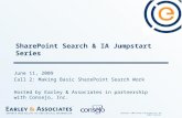 SharePoint Jumpstart #2 Making Basic SharePoint Search Work