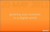 "Growing your businessin a digital world" to HP SMB Group
