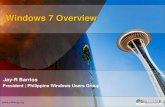 Windows7 Overview_MVP Jay R Barrios