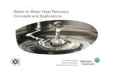 Water to Water Heat Recovery