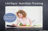 LifeTopix Nutrition Tracking