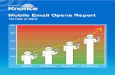 Mobile Email Opens Report