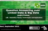 Introduction to question answering for linked data & big data