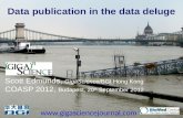 Scott Edmunds: Data publication in the data deluge