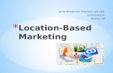 Location based marketing presentation for tag