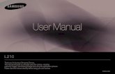 Samsung Camera L210 User Manual
