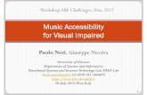 Music accessibility for visual impaired