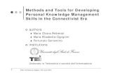 Methods and Tools for Developing Personal Knowledge Management Skills in the Connectivist Era