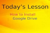 How to install google drive on Windows