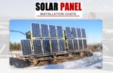 Solar panels cost