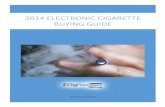 E cigarette buying guide