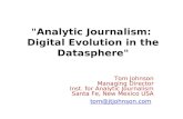 Analytic Journalism: Digital Evolution in the Datasphere
