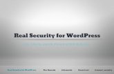 Real Security for WordPress