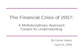 The Financial Crisis Of 2007