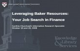 Job Search in Finance