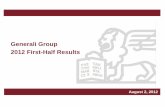 Generali Group 2012 First Half Results