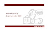 Generali Group Interim Results 09