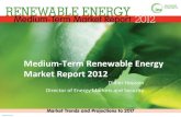 Medium term renewable energy market report 2012 - launch presentation