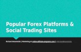 Popular Forex Platforms & Social Trading Sites