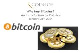 Why buy bitcoins?