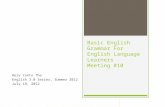 Basic English Grammar Meeting 10