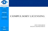 Compulsory licensing